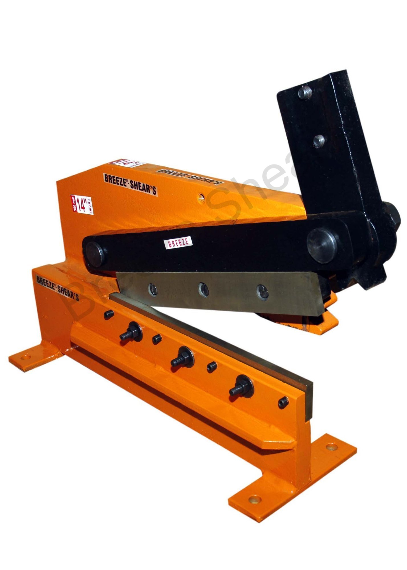Sheet and Plate Shearing Machine heavy Duty 47R Model Cutting Capacity upto 5 mm MS and SS sheets/plates size 14"