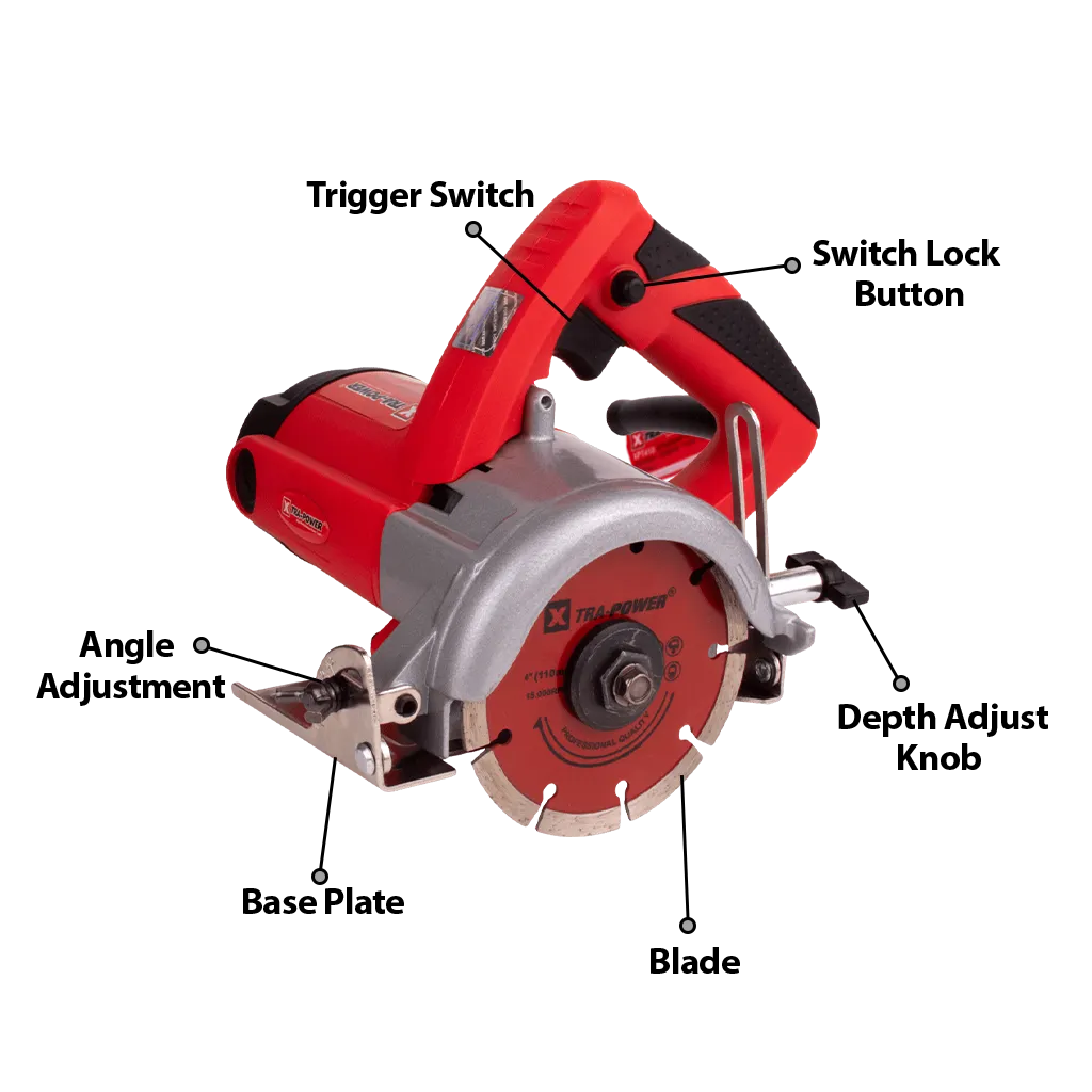 XPT-411 MARBLE CUTTER 110MM XTRA POWER 1240W - Image 2