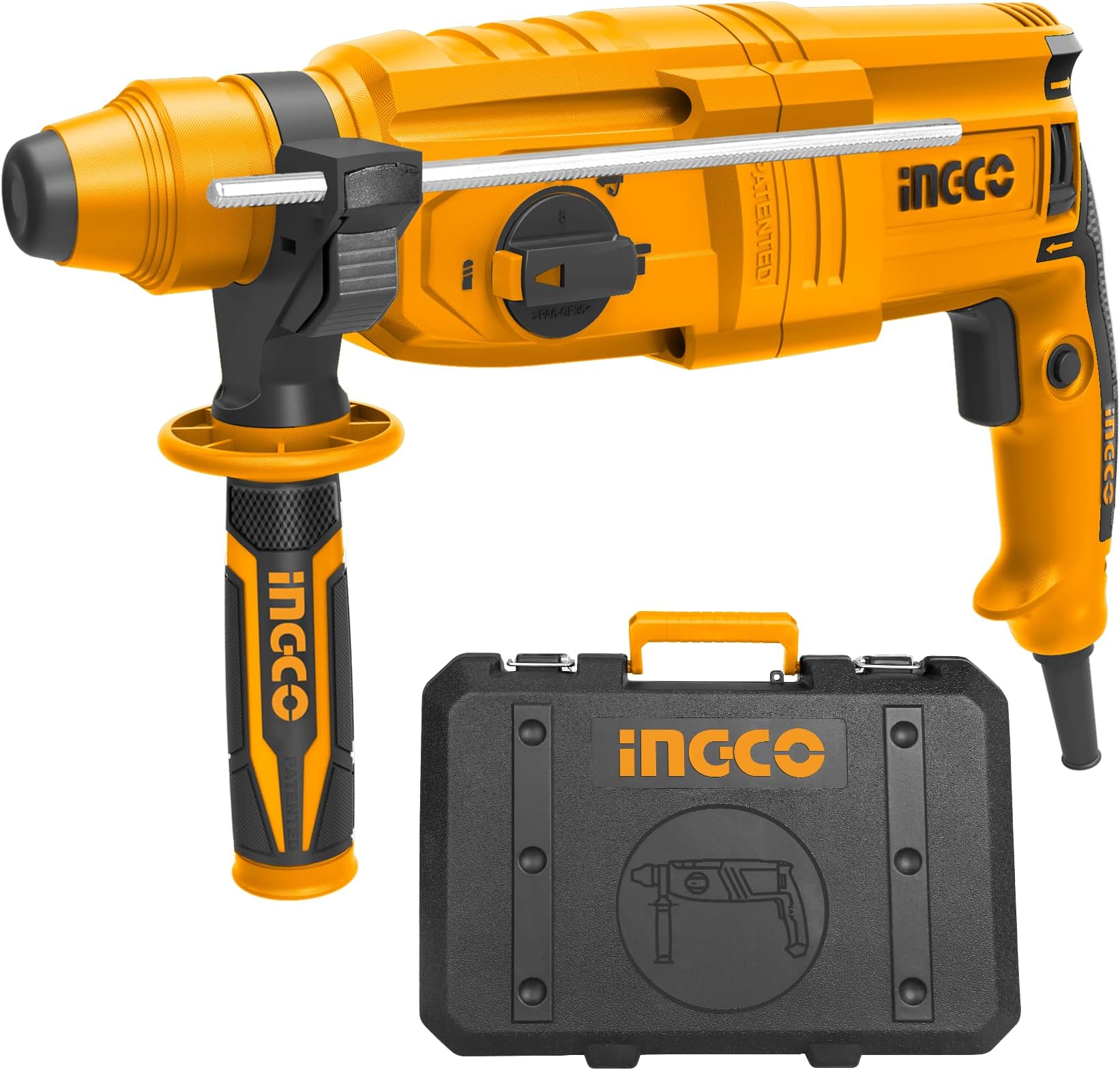 Ingco 22Mm Rotary Hammer Drill Machine - Heavy Duty Durable Quality (650 W, 22 Mm Chuck Size)