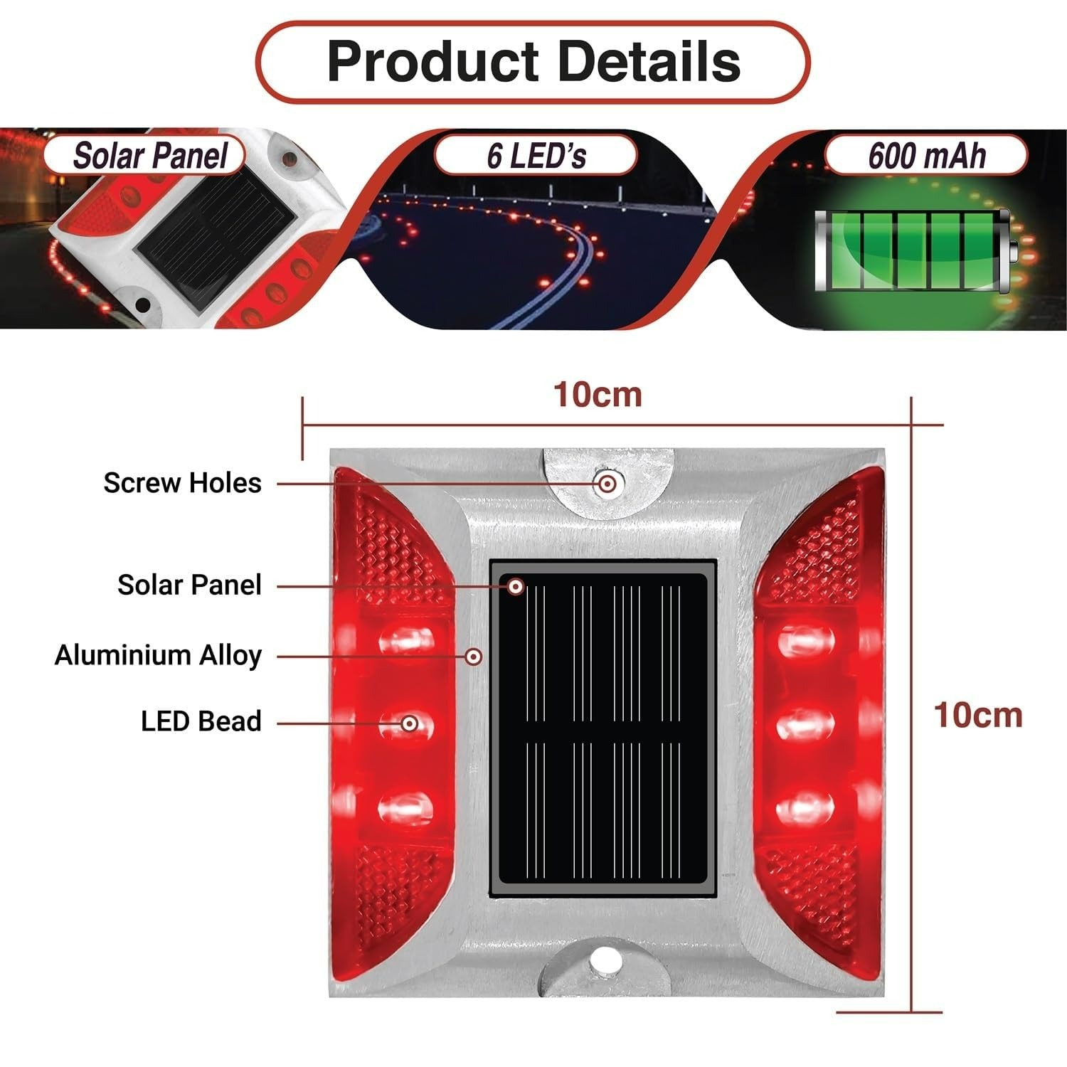 ToolsPro Solar Road Stud