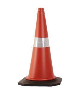 ToolsPro Traffic Cone Rubber Base 750mm Single Strip