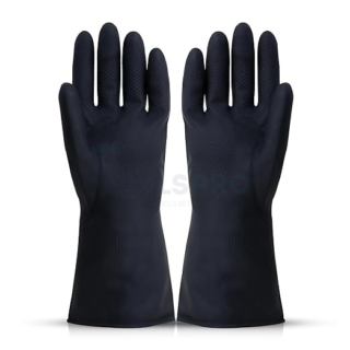 toolspro black rubber gloves