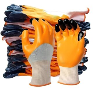ToolsPro Nitrile Coated Hand Gloves Orange