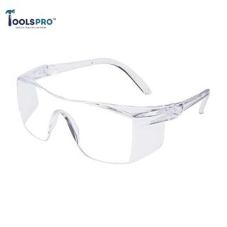 Toolspro anti fog clear safety goggles
